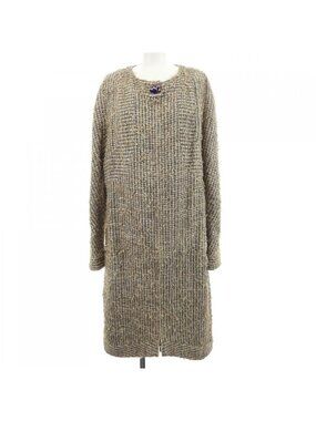 Chanel Size 42 Beige Coat